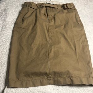 Ralph Lauren Tan Pencil Skirt